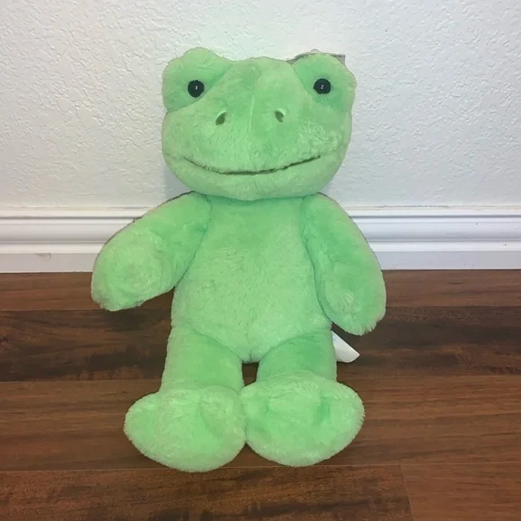 Build A Bear Frog BAB Workshop 16” Green Frog Plush Stuffed Animal